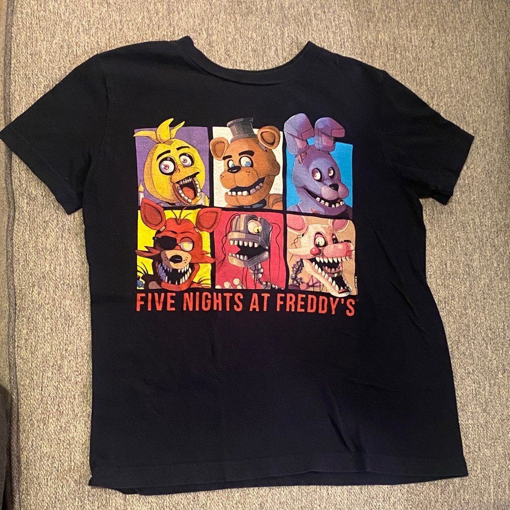 Old Navy Black Five Nights at Freddy's Kids Tee